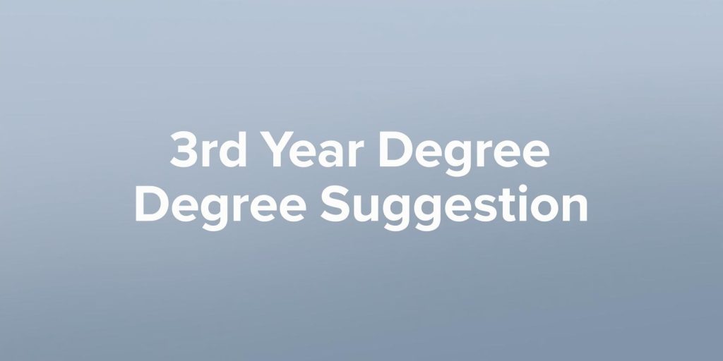 ৩য় বর্ষ ডিগ্রি সাজেশন